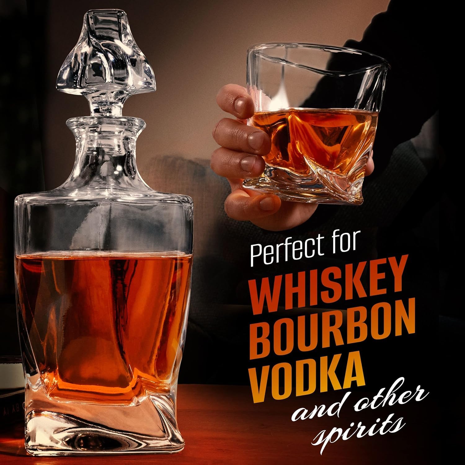 The Twisted - Whiskey Decanter Set