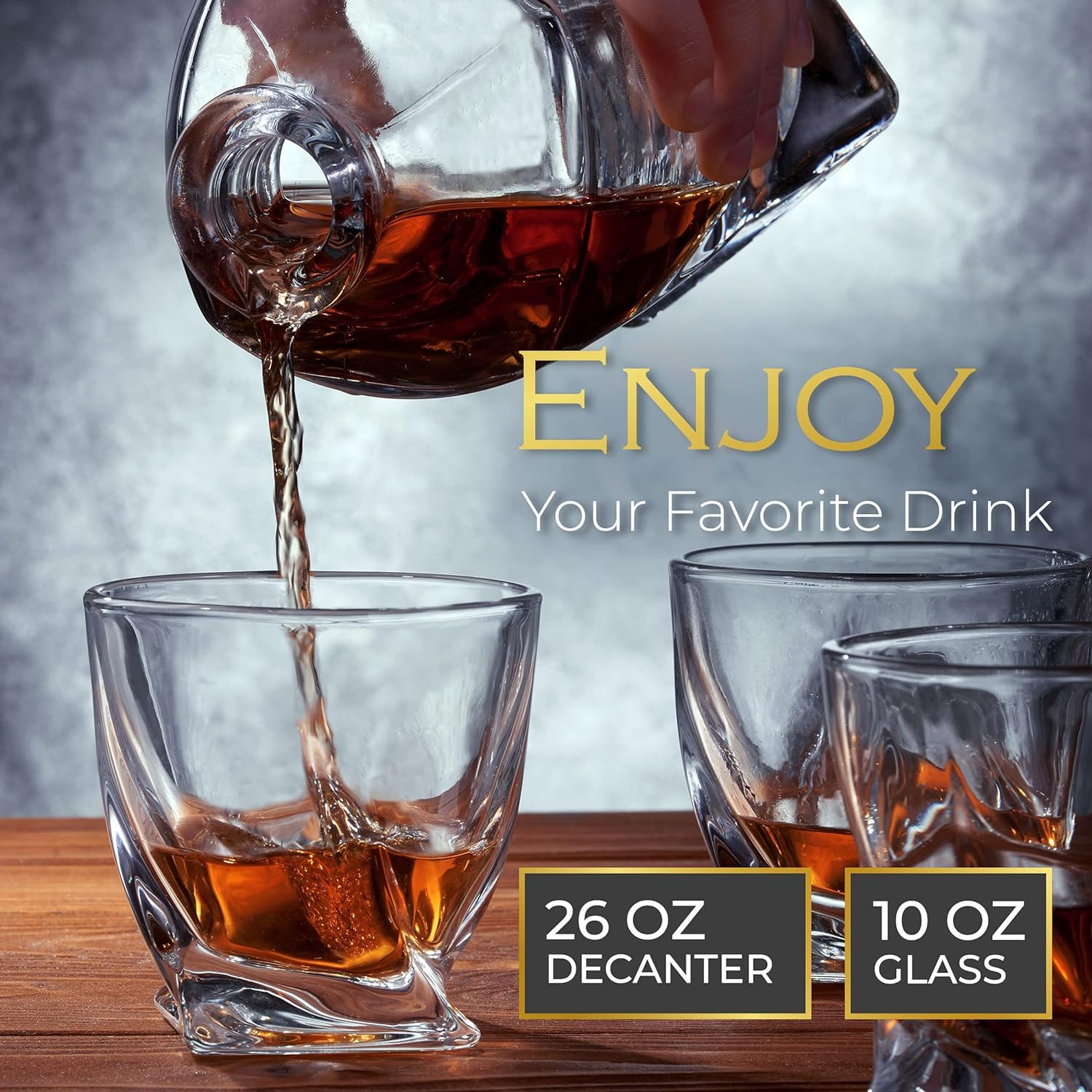 The Twisted - Whiskey Decanter Set