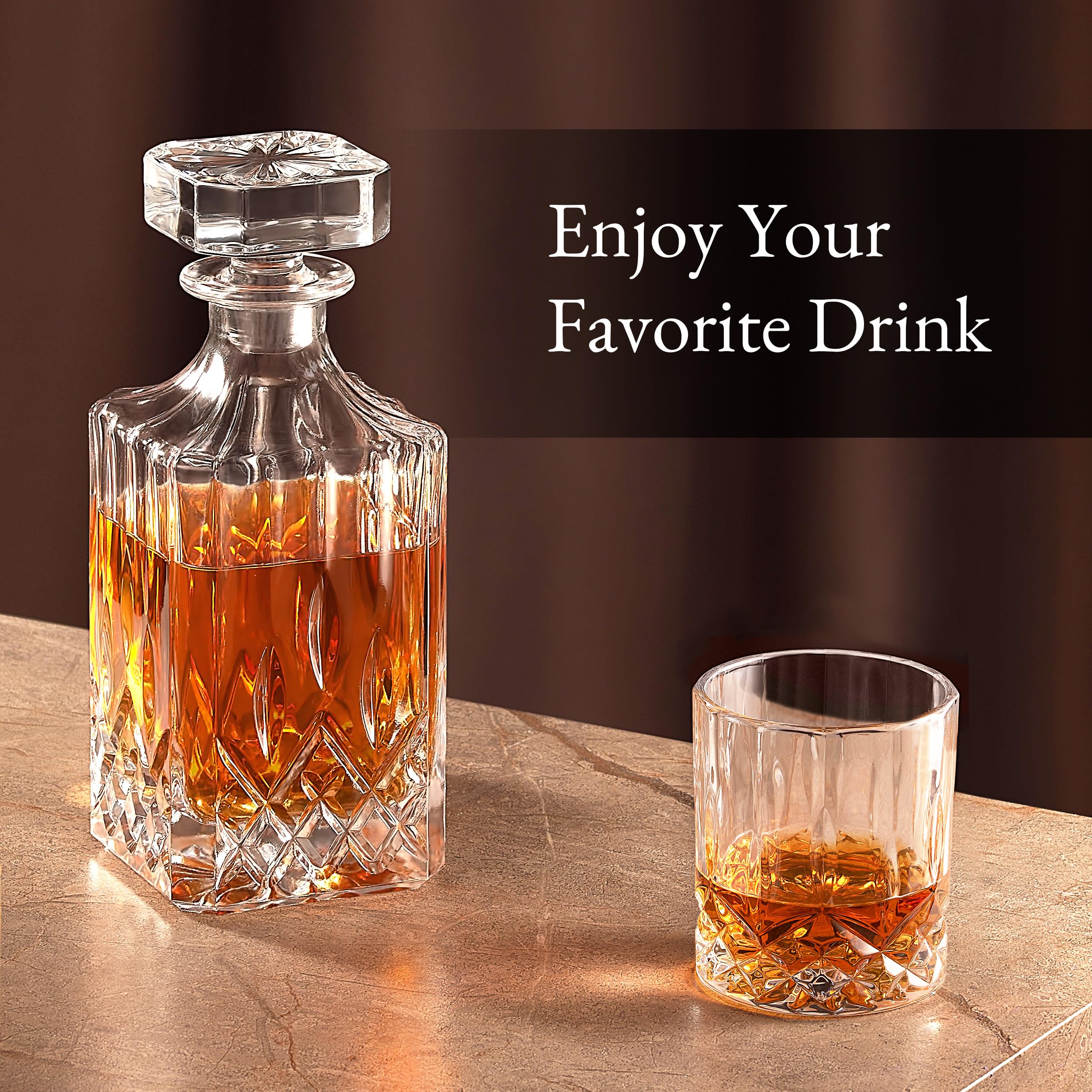 The Diamond - Whiskey Decanter Set