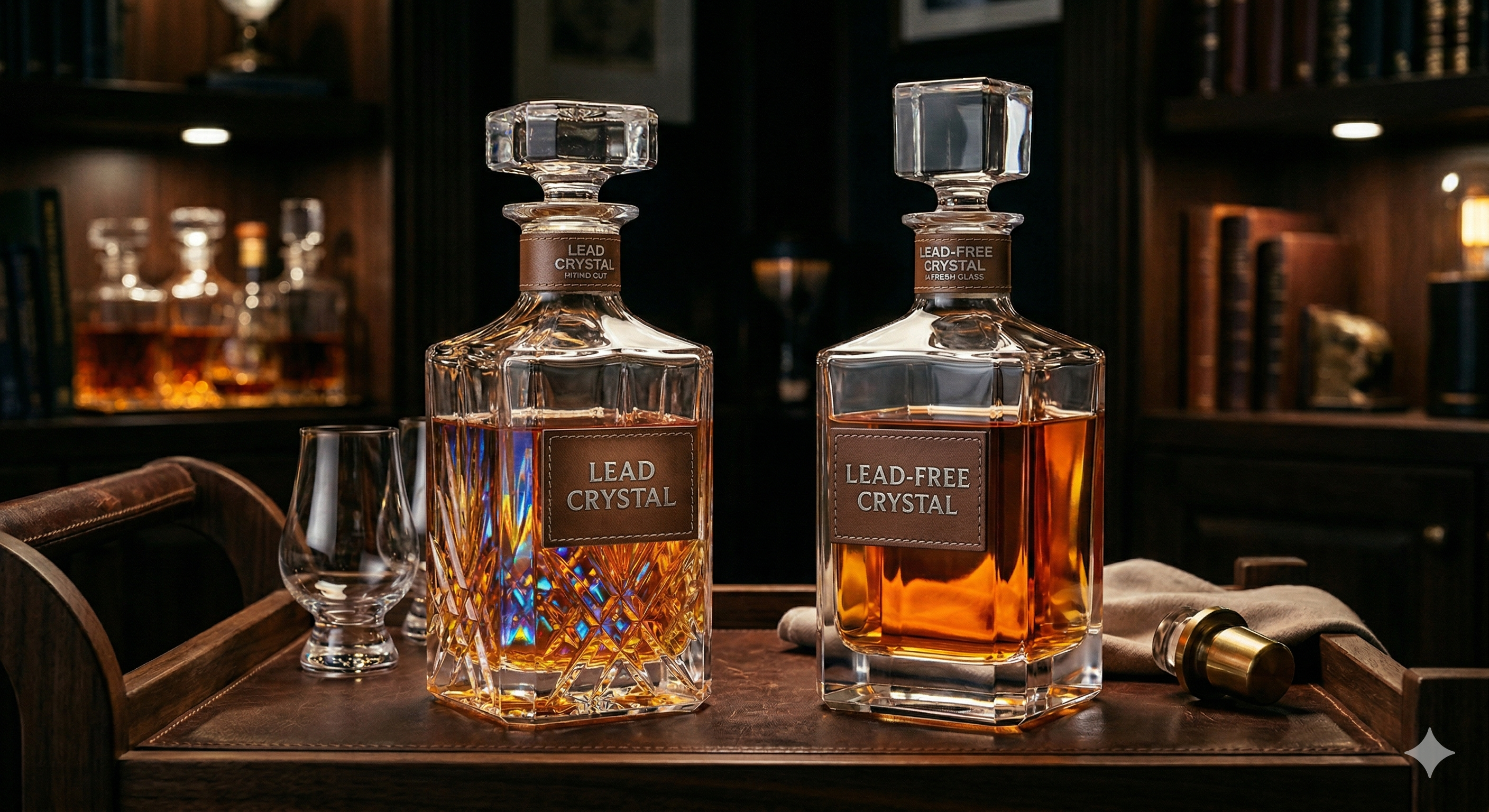 Lead Crystal vs. Lead-Free Decanter