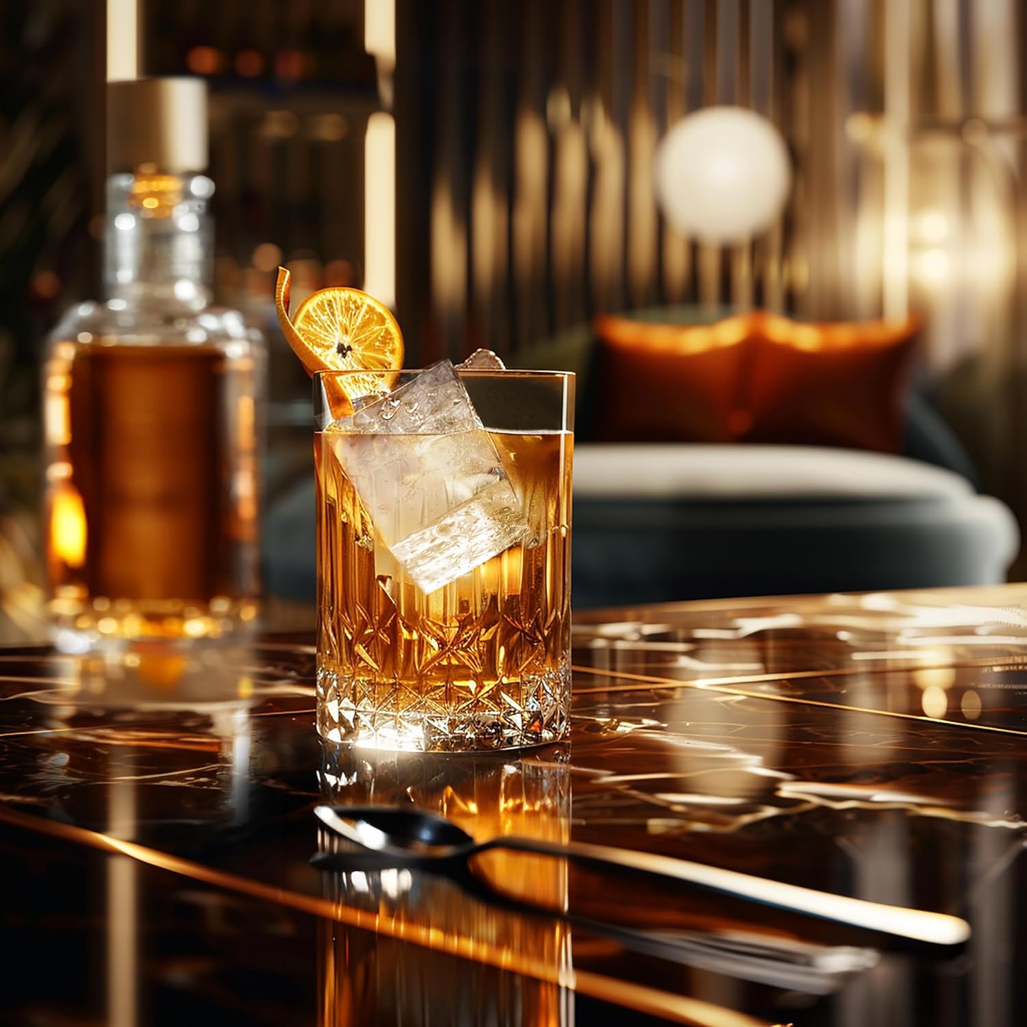 Big Ice Cubes Tray For Whiskey Glasses - set of 2