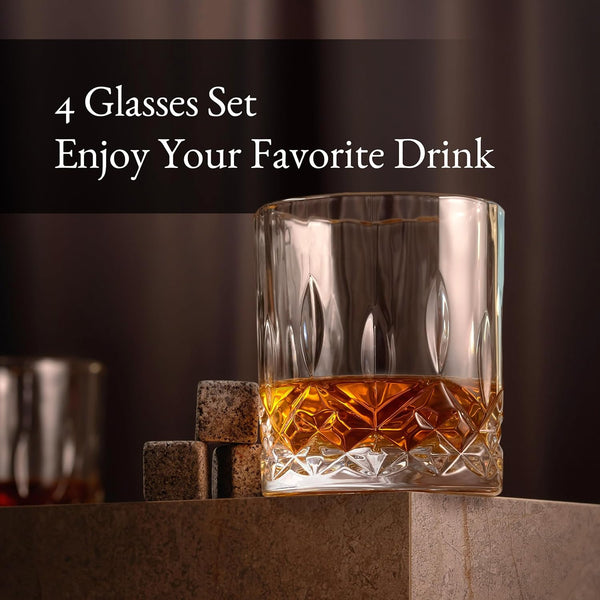 Luxury Engraved Whiskey Decanter Set - Grandpa The Legend