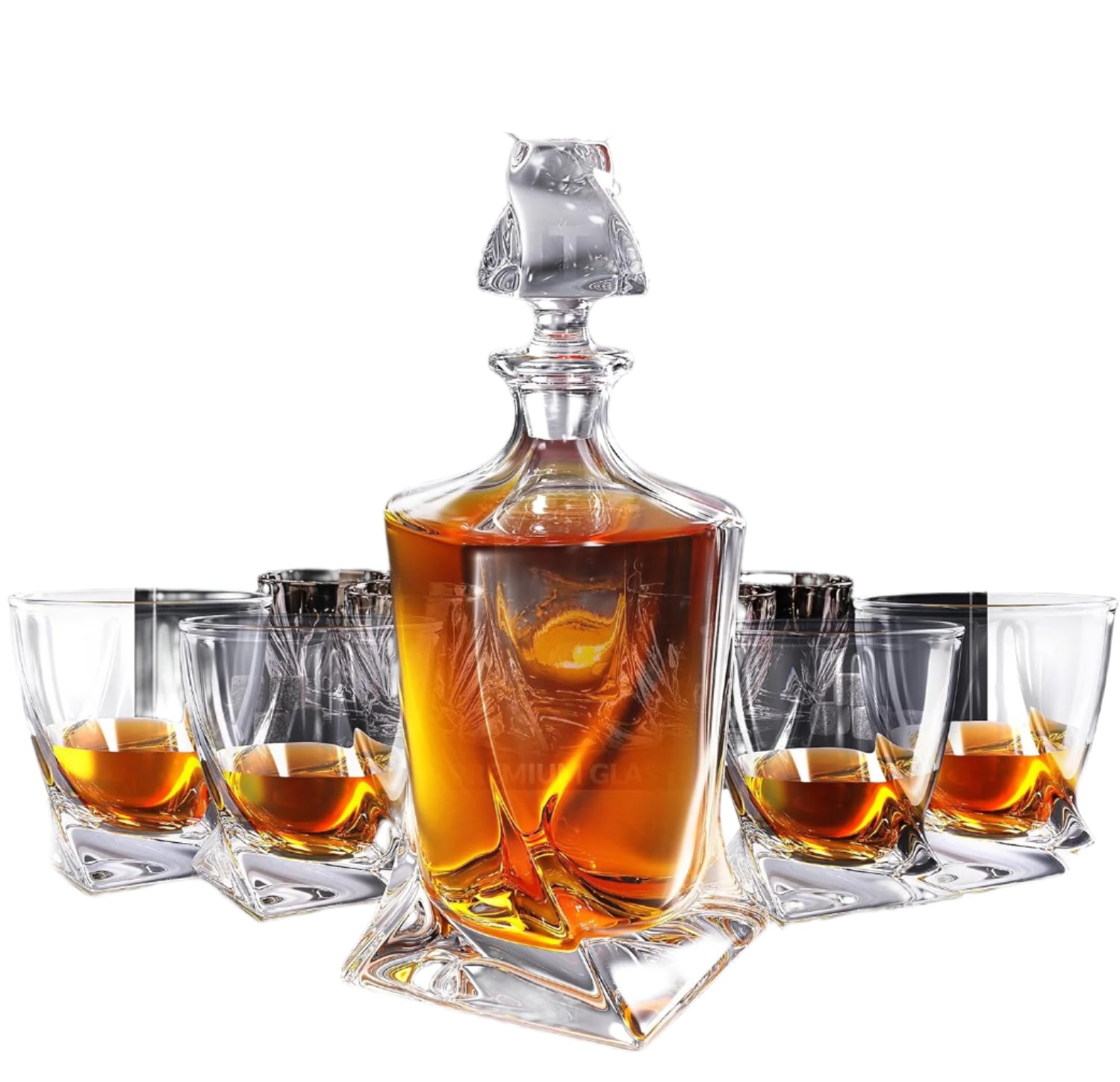 The  Twisted - Whiskey Decanter Set