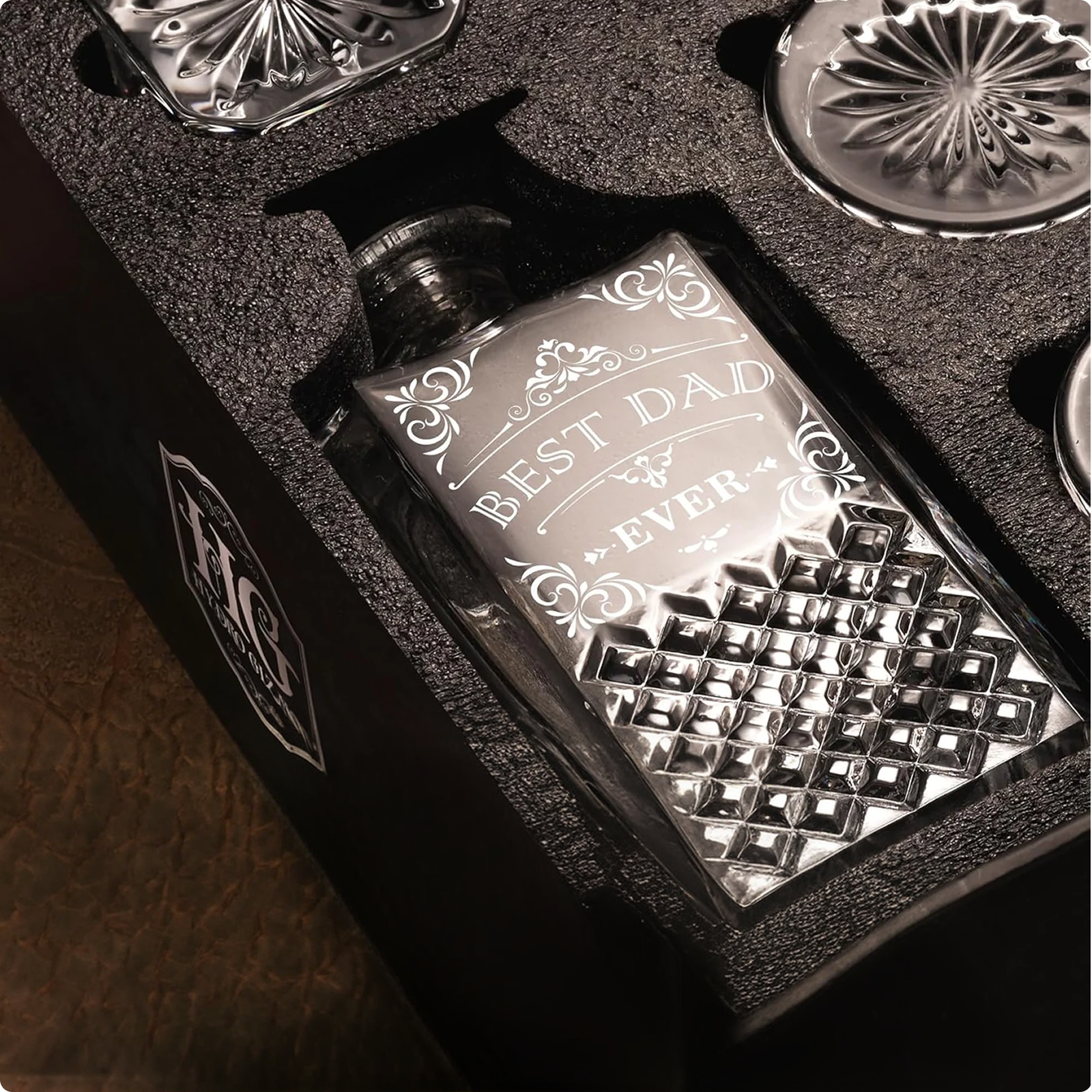 Unique Engraved - Best Dad Ever